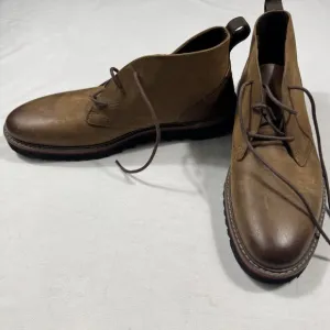 JOHNSTON&amp;MURPHY 256536 MSBT50 Gunner Chukka Men's Shoes 12M Chocolate Leather