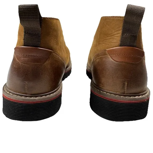 JOHNSTON&amp;MURPHY 256536 MSBT50 Gunner Chukka Men's Shoes 12M Chocolate Leather