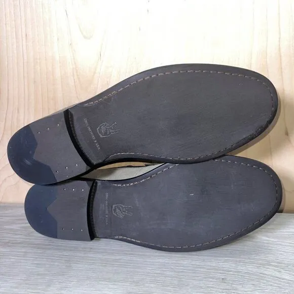 John Varvatos USA Star Slip-on Loafers Brown / Grey Suede 7475 Men's 10M