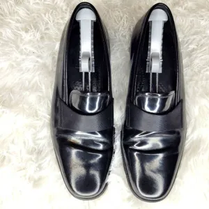 John W Nordstrom Patent Tuxedo Loafers Sz 7.5 Mens