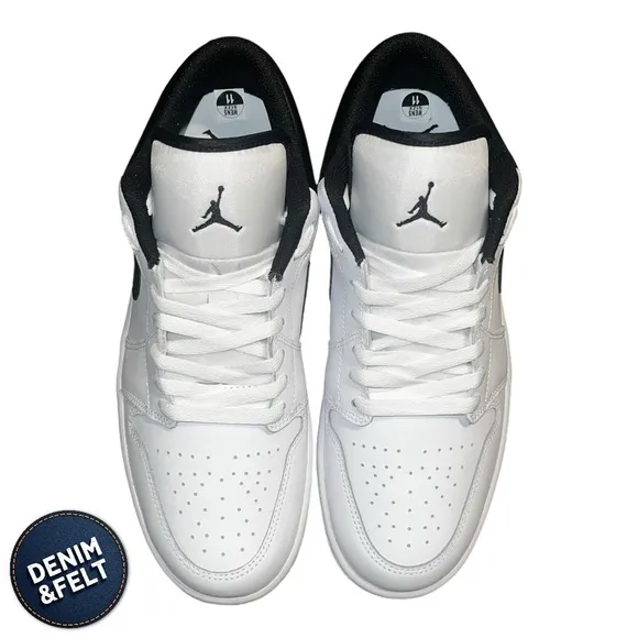 Jordan Air Jordan 1 Low Men's Black and White Sneakers/Shoes | NEW/NIB!!🔥🔥