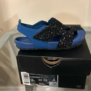 Jordan Blue and Black Sporty Sandals