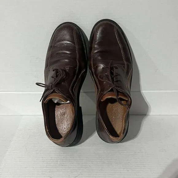 Josef Seibel Shoes Mens 45 U.S. 11.5 Derby Oxford Sander Brown Leather