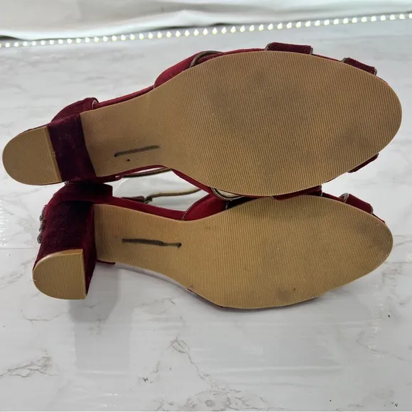 JOYFOLIE velvet jewelled Mildred SHOES