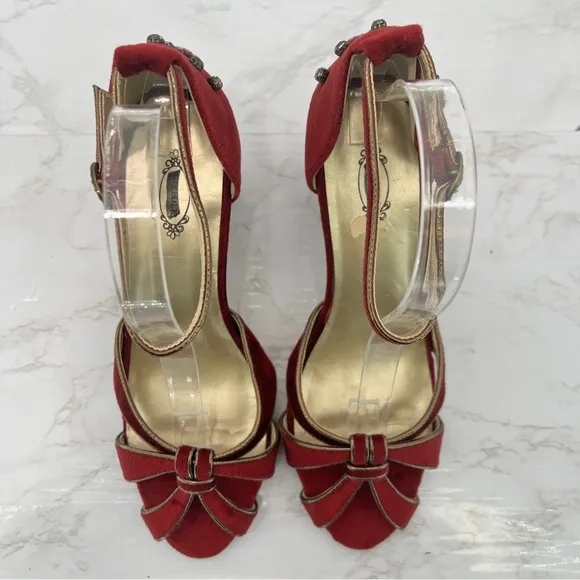 JOYFOLIE velvet jewelled Mildred SHOES