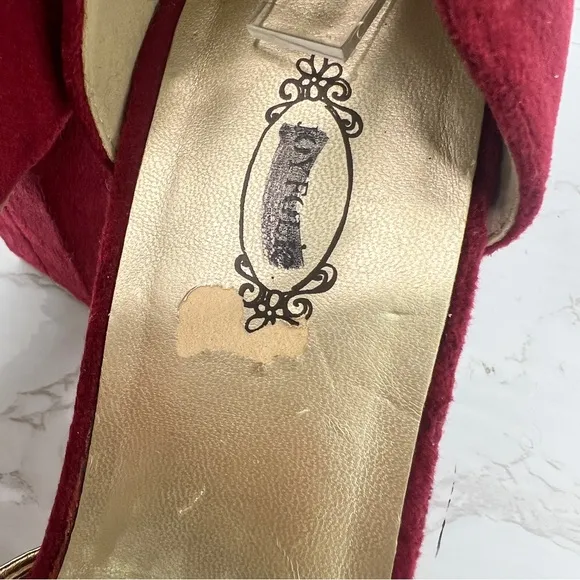 JOYFOLIE velvet jewelled Mildred SHOES