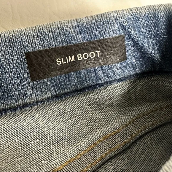 Judy Blues high rise elastic waist slim boots Women's Jeans size 7/28