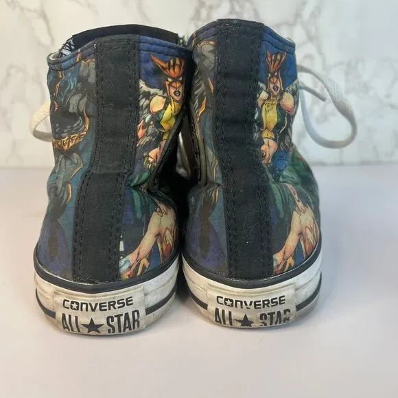 Justice‎ League Converse All Stars Sneakers Men's 6 Women's 8 - DC Comics Shoes