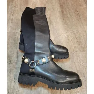 Karl‎ Lagerfeld Paris Renley Boot BLACK Size: US 8.5 Nwob