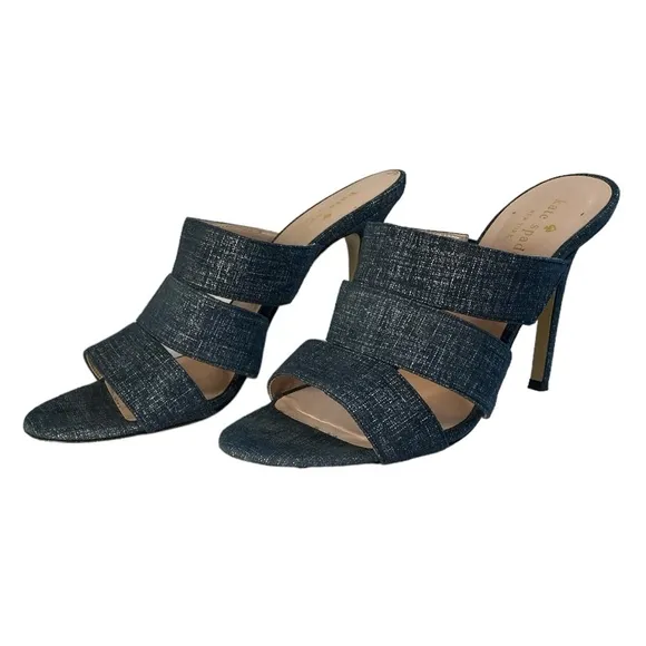 Kate Spade 7.5 Fission Denim HeeledSandals
