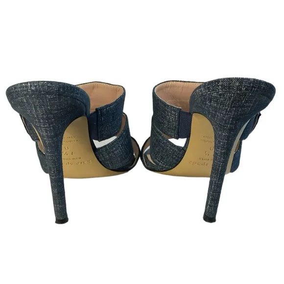 Kate Spade 7.5 Fission Denim HeeledSandals