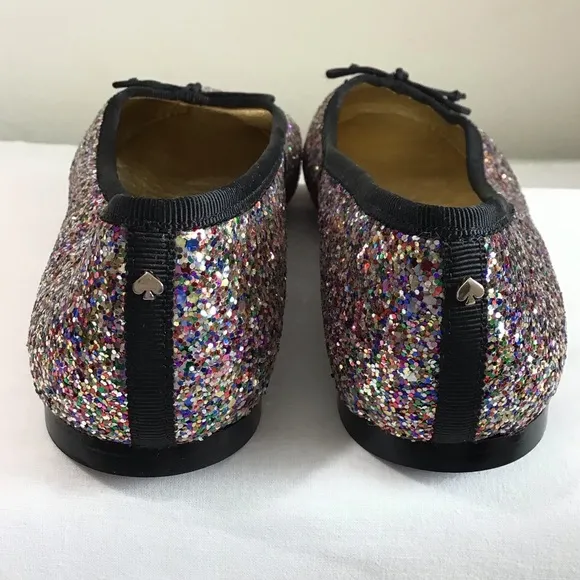 kate spade Metallic Honey Ballet Flats Size 8.5