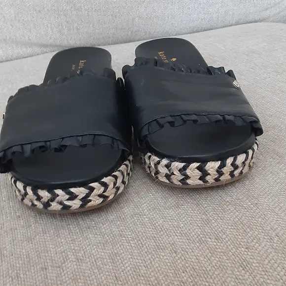 Kate Spade Zahara Black Women's Slide Sandals