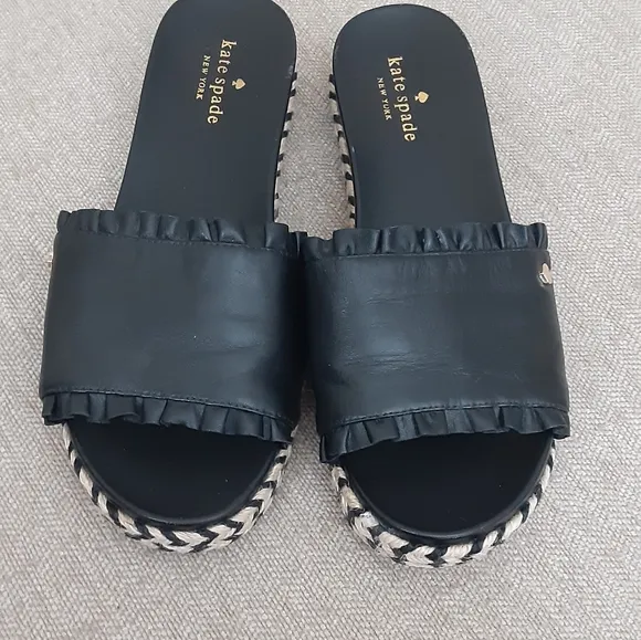 Kate Spade Zahara Black Women's Slide Sandals