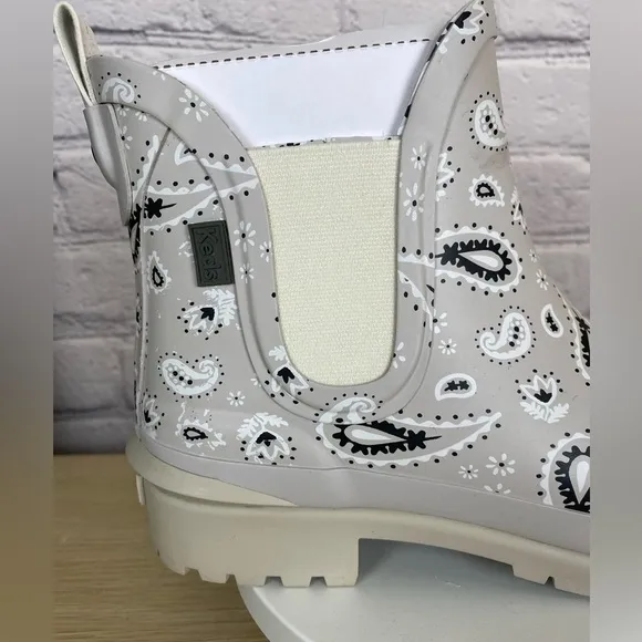 Keds Bandana Print Rain Boots size 7