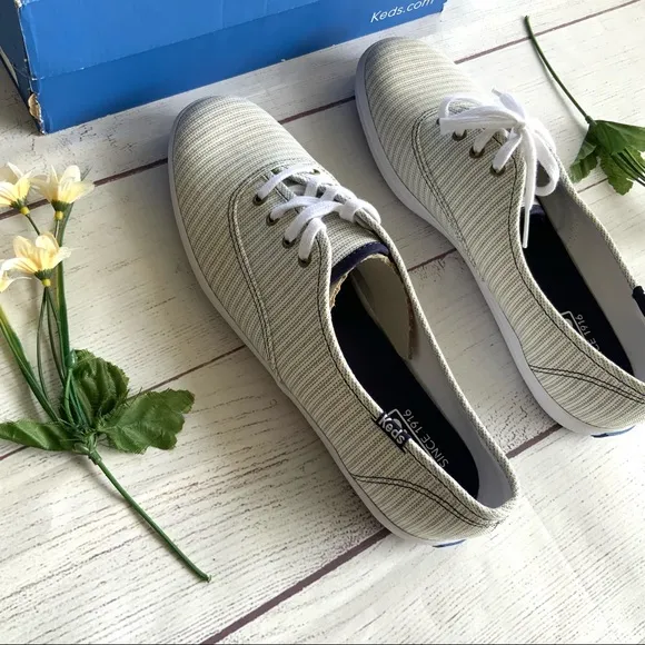 Keds Champion Railroad Stripe Blue Shoes