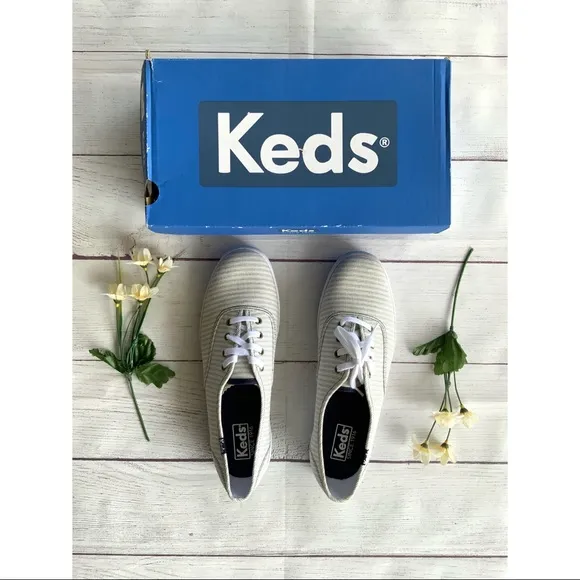 Keds Champion Railroad Stripe Blue Shoes