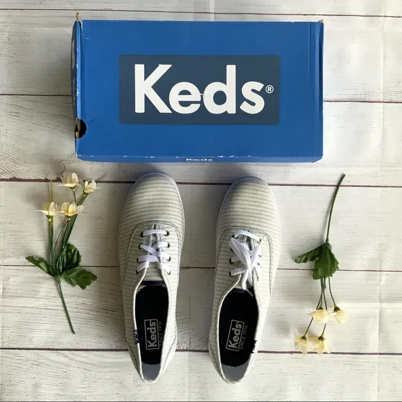 Keds Champion Railroad Stripe Blue Shoes