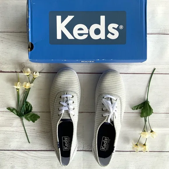 Keds Champion Railroad Stripe Blue Shoes