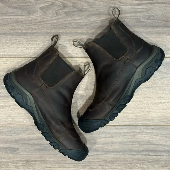 Keen Anchorage III Waterproof Hiking Boots Soft Toe in Brown Size 12