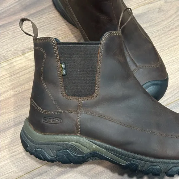 Keen Anchorage III Waterproof Hiking Boots Soft Toe in Brown Size 12