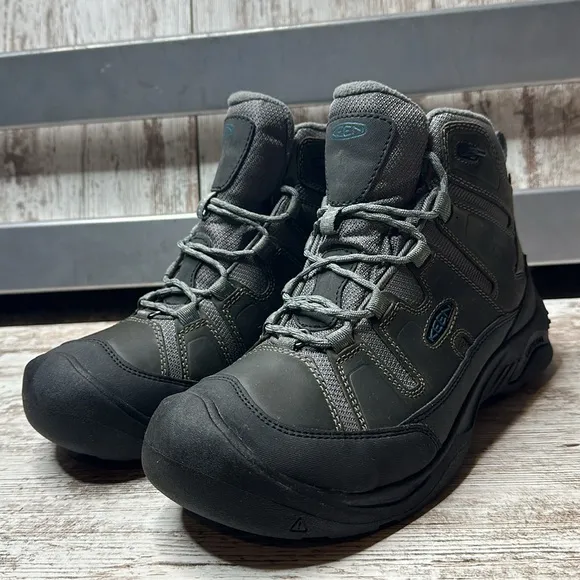 Keen Circadia Mid Hiking Boots gray Men’s Sz 11.5
