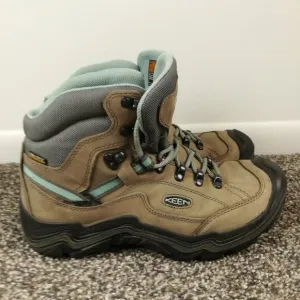 Keen Durand II Mid 1020776 Leather Lace Up Hiking Boots Shoes - Women’s Size 9