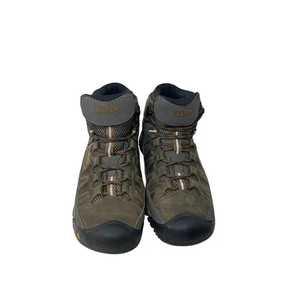 Keen Hiking Boots Men's Size 9 Targhee Vent Brown Leather Lace Up
