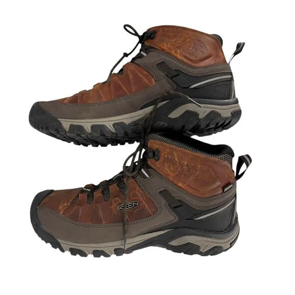 Keen Hiking Boots Men’s Targhee III Mid Chestnut 1023030 Size 14 Waterproof