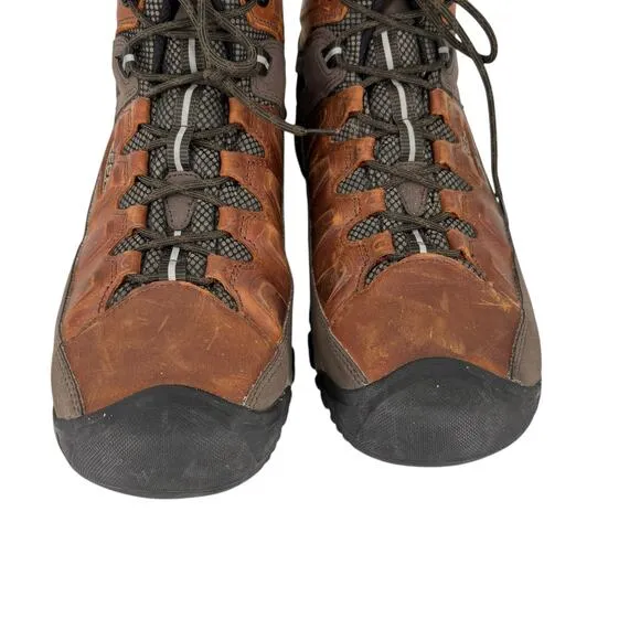 Keen Hiking Boots Men’s Targhee III Mid Chestnut 1023030 Size 14 Waterproof