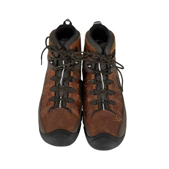 Keen Hiking Boots Men’s Targhee III Mid Chestnut 1023030 Size 14 Waterproof