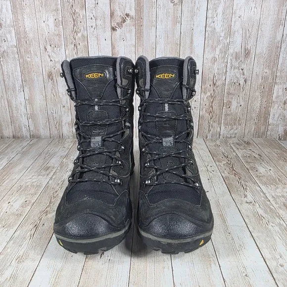 Keen‎ Insulated Winter Boots Waterproof America Built Black Mens 9.5