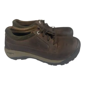 Keen Men’s Austin Casual Waterproof Chocolate Brown Leather Low Boots