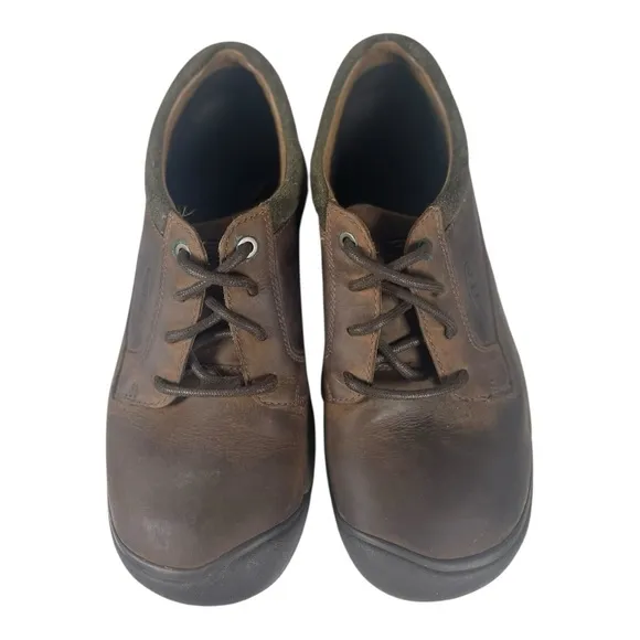 Keen Men’s Austin Casual Waterproof Chocolate Brown Leather Low Boots