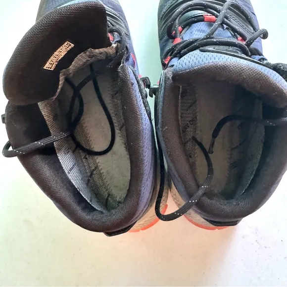 Keen MENS Tempo Flex Waterproof Hiking Boots Black Blue Size 8.5