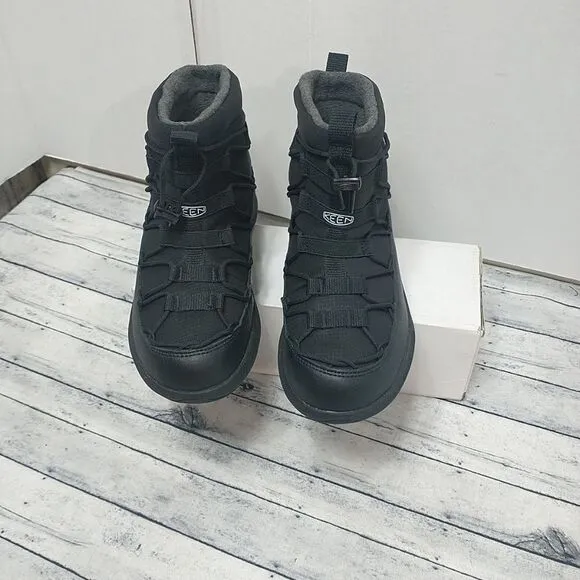 Keen Uneek SNK Chukka II WP Women's SZ 6 Black Casual Lifestyle Hiking Boots.