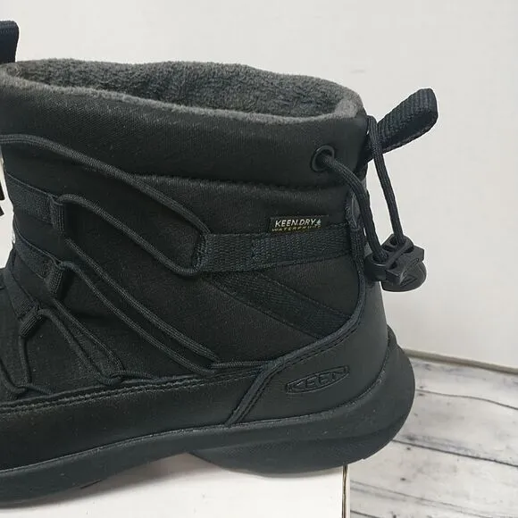 Keen Uneek SNK Chukka II WP Women's SZ 6 Black Casual Lifestyle Hiking Boots.