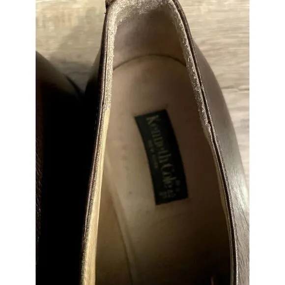 Kenneth Cole Brown Lace Up Leather Shoes - 12