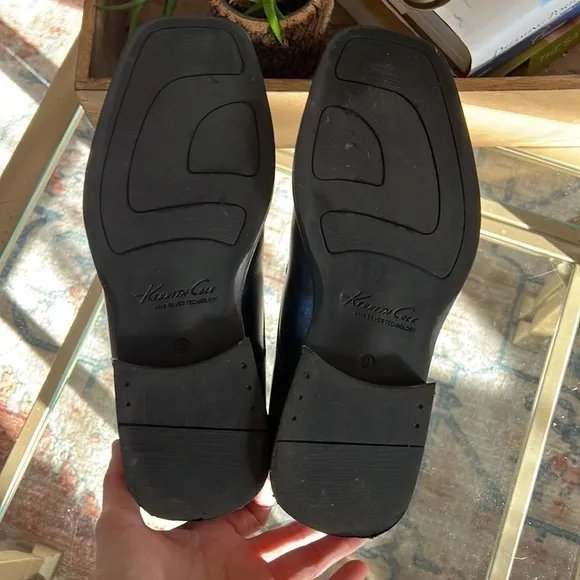 Kenneth Cole New York Black Leather Dress Shoes- Size 9