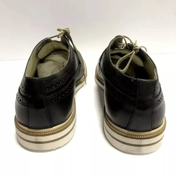 Kenneth Cole New York, Mens Verticle Lace Up Oxford Dress Shoes Size 13 M