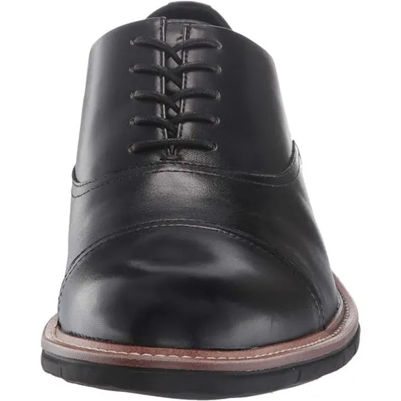 Kenneth Cole Reaction Men Klay Flex Lace Up Oxford Shoes New Box Black Size 11