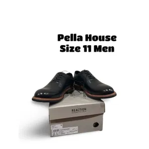 Kenneth Cole Reaction Men Klay Flex Lace Up Oxford Shoes New Box Black Size 11