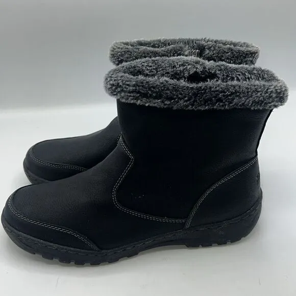KHOMBU Black Addison Winter Bootie-10M