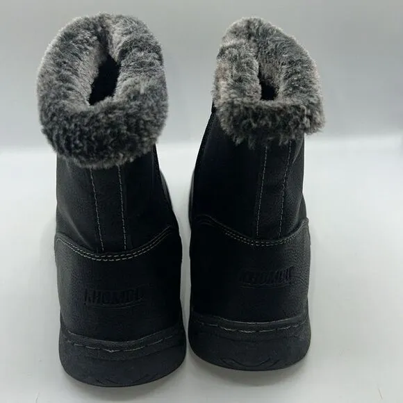 KHOMBU Black Addison Winter Bootie-10M