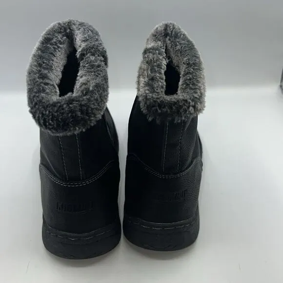 KHOMBU Black Addison Winter Bootie-10M