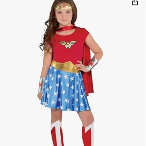 Kids' Wonder Woman Deluxe Costume Medium 8-10