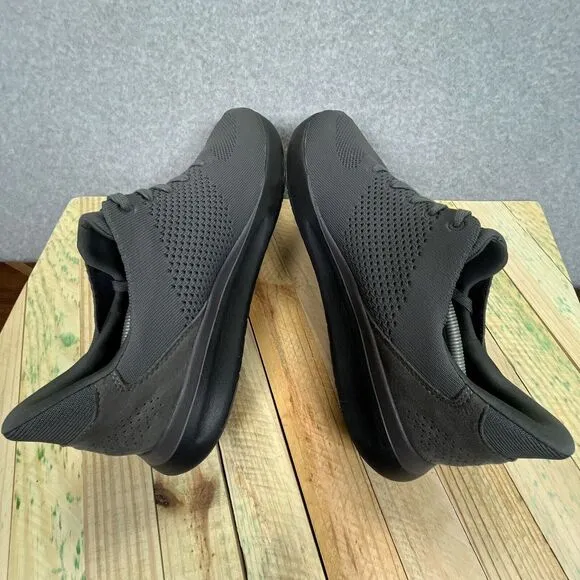 Kizik Lima Shoes Mens 12 Womens 13.5 Hands Free Slip On Graphite Gray Sneakers