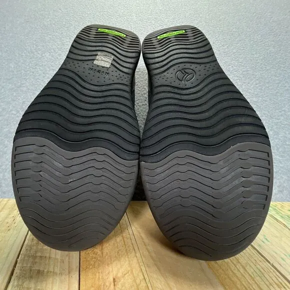 Kizik Lima Shoes Mens 12 Womens 13.5 Hands Free Slip On Graphite Gray Sneakers