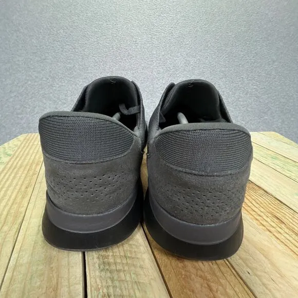 Kizik Lima Shoes Mens 12 Womens 13.5 Hands Free Slip On Graphite Gray Sneakers