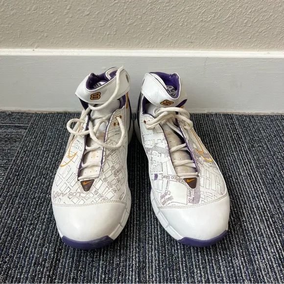 Kobe Bryant Rare Air Zoom Huarache 2K5 Laser LA Map Size 11 (No Box)